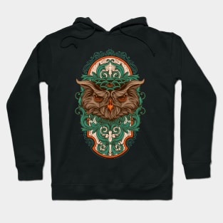 Mystical templar Owl wisdom tradition Hoodie